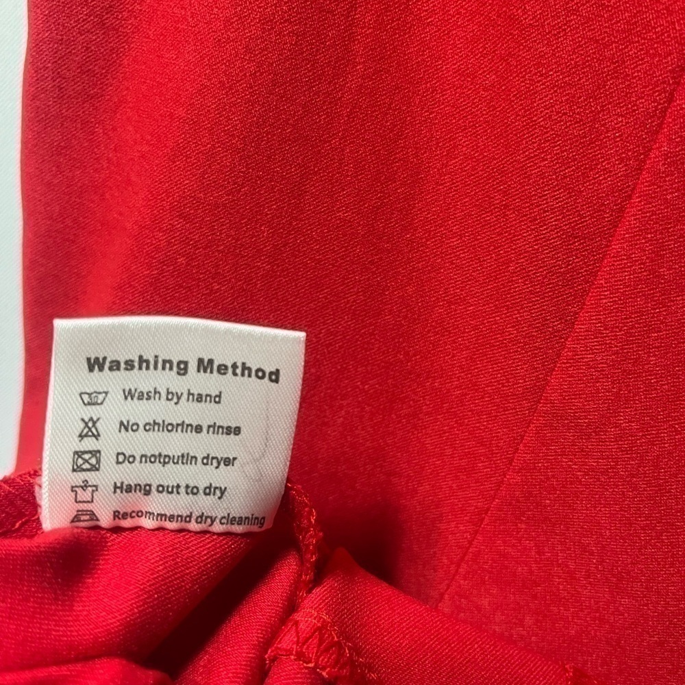 MUXXN RED 1950’ RETRO SWING DRESS SIZE 2XL - Picture 7 of 9